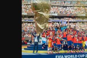España celebrando el título del Mundial 2026